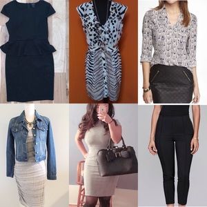 Work bundle! (5 dresses, 1 top and 1 pair pants)